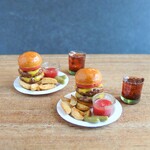 絶品ダブルチーズバーガーセット!!