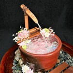 ✿再販✿花手水～秋桜～Lサイズ