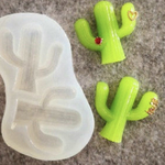 サボテン シリコンモールド 半透明 レジン 粘土 キャンドルに♡ 