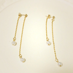 パールロングピアス