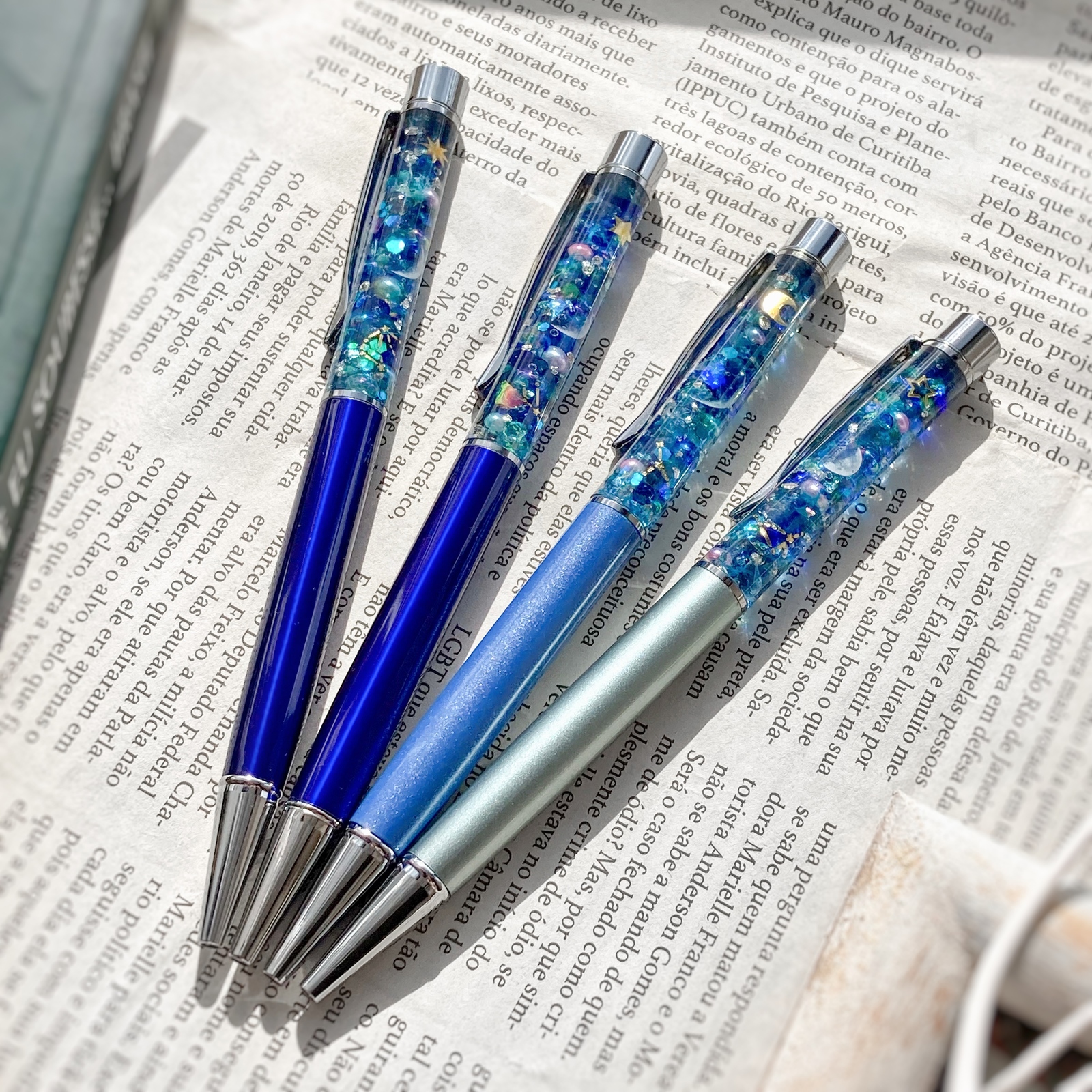 空ボールペン　ハンドメイド　ハーバリウム　ボールペン ボールペンクリップカン付き 作成キット対応 ハーバリウム