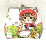 新柄　口金15センチ がま口ポーチ　コヤンイサムチョン　リトルサンダーちゃん