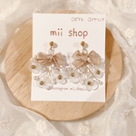 揺れる花束ピアス💐