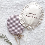 2点セット♡︎fabric balloon frill&check〜ファブリックバルーン フリル&チェック