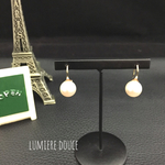 再販 パールのフックピアス