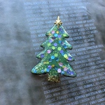 Xmastreeのきらきらブローチ②