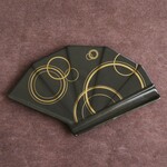 sense plate　円舞　波紋　お正月／小皿／菓子皿／香立て／扇子／0285021