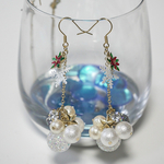 クリスマスと冬のピアス/イヤリング