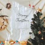 メリークリスマス『 Merry Christmas 』タペストリー　クリスマスタペストリー　クリスマスパーティー
