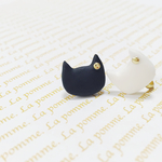 【選べる組み合わせ!!】しろとくろ。ピアス