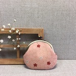 和柄 がま口財布・小《さくら》