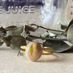 砂漠のオアシス🏜カンテラオパールのリング🧡✨