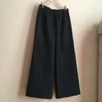 カシミヤウールNVで作ったワイドパンツ