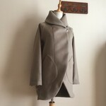 カシミヤウールGで作ったショールカラーコート