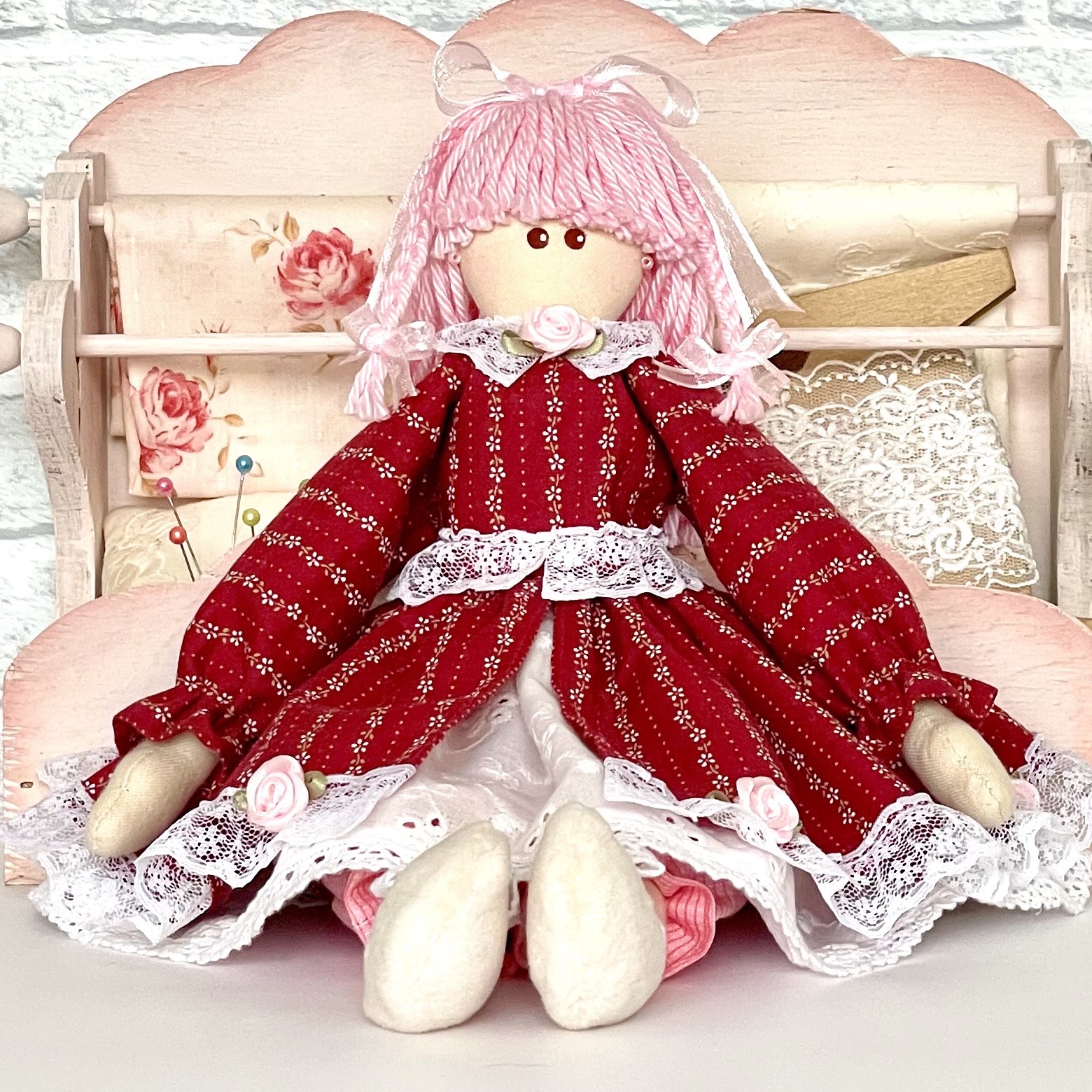 みえりん♥さん専用　9点　ドールチャーム　ハンドメイド　カントリードール みえりん♥さん専用 9点 ドールチャーム ハンドメイド