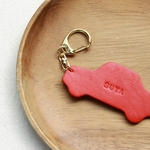 革のキーホルダー(セダン)※刻印無料サービス