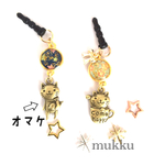 《再販》ハッピー猫ちゃんセット《おめで鯛猫オマケ付き》♡レジン  イヤホンジャック