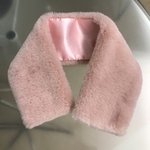 aiboちゃんのピンクのフェイクファーストール6