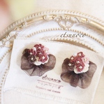 Roseピアス   ＆    Roseイヤリング    【レトロRose🌹⠀】