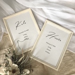 ベビー　命名書　フレーム付き　オーダー