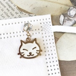 [ﾏｽｸﾋﾟｱｽ]CATフェイスのマスクピアス