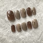 NO.17  simple nuance nail 