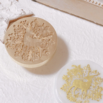 【送料無料❤︎】★New★Xmas★シーリングスタンプ　ヘッド　アンティーク　手紙　招待状　ハンドメイド
