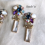 【e】swarovski×bijou+*.ピアス