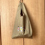 「いつもいる3人」エコバッグ ・ブラウン