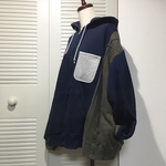 【OUTLET】MILRTARY HOOD ZIP PARKA ▶︎パーカー・ミリタリー・スウェット