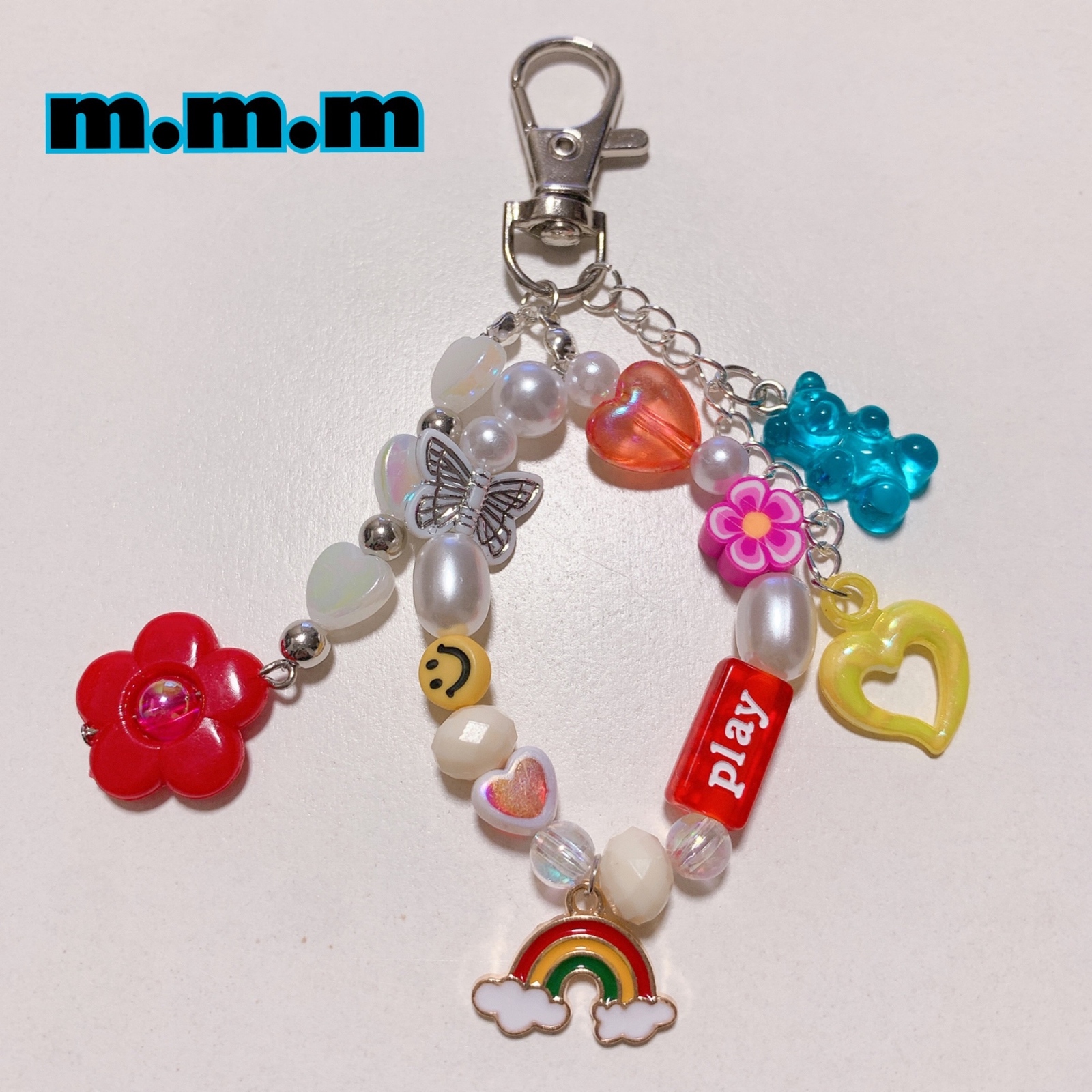 ビーズキーホルダー おーだー ビーズキーホルダーオーダーメイド 』 - shg-1013 | minne byGMO