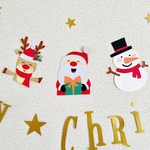 サンタ&トナカイ&スノーマン ペーパークラフト 壁面装飾 クリスマス