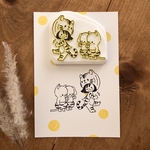 消しゴムはんこ 年賀状に★ 虎の着ぐるみはんこ