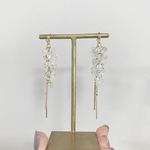 crystal gold　ウエディング　ブライダルパープル　モード　ピアス　イヤリング　チタンピアス　ワンポイントピアス　ワンポイントイヤリング　シルバーピアス　シルバーイヤリング　春