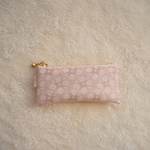 ★★リバティ　Millie　ミリー　J11A　グレイッシュピンク　ビニコのmini×2ポーチ　11×5㎝　◆　キーケース・コインケース・小物入れに♪