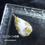 スコレサイトペンダント（ワイヤージュエリー☆ワイヤーアクセサリー☆ワイヤーラッピング天然石ネックレス☆KuthumistyleⓇ☆クツミスタイル）