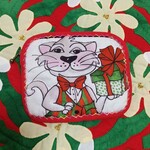 クリスマスポーチ🎄ロラライハリス🎄ふんわりポーチ🎄猫