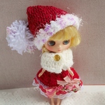 [きらきらクリスマス４点セット]ミディブライス アウトフィット Blythe outfit　よしえ屋MB-196