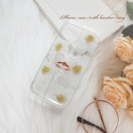 クリア 花柄 ✦ iphone12 12Pro 11 XR X/XS ✿ バンカーリング 付き♥ TPU ハードケース