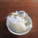 さら猫　★ 羽毛　Φ13.5cm
