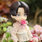薔薇のリボンタイ・マカロンピンク（オビツ11サイズ）