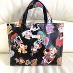 ラミネート　ナイロン　ロラライハリス　トートバッグ