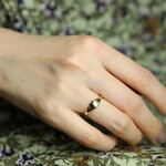 [送料無料]ゴールドリング〈K10〉シンプルリング　アクセサリー　指輪<VR001> 