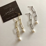 clip chain × natural pearl ∴ 淡水パール