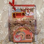 おすそ分けファイル　ローディッドペーパーバッグ風　クリスマス　ラベンダー色