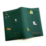 刺繍 ブックカバー 文庫 ゴッホッッッ！