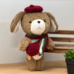 たれ耳わんこのぬいぐるみ　☆手脚が動くよ☆【ミックスカラー】