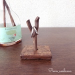 《一点物》流木のリングスタンド｜指輪の収納・ディスプレイに