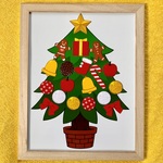 マグネット遊び　クリスマスツリーセット