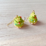 クリスマスツリータルトピアス